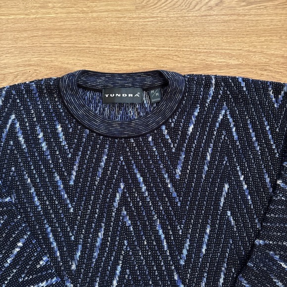 Tundra Canada Sweater Men's Medium Multicolor Cotton/Acrylic/Nylon Blend Retro - Picture 2 of 7